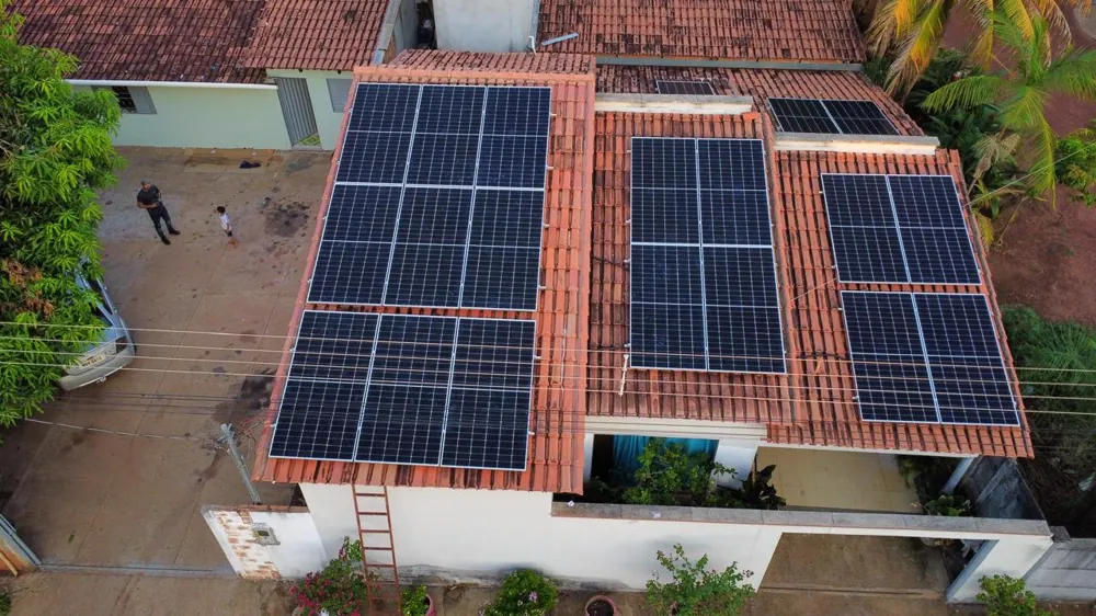 Instalação em residência ampla